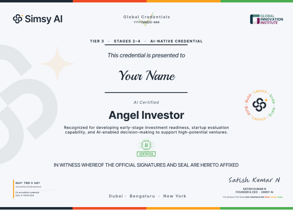 AI Certified Angel Investor preview