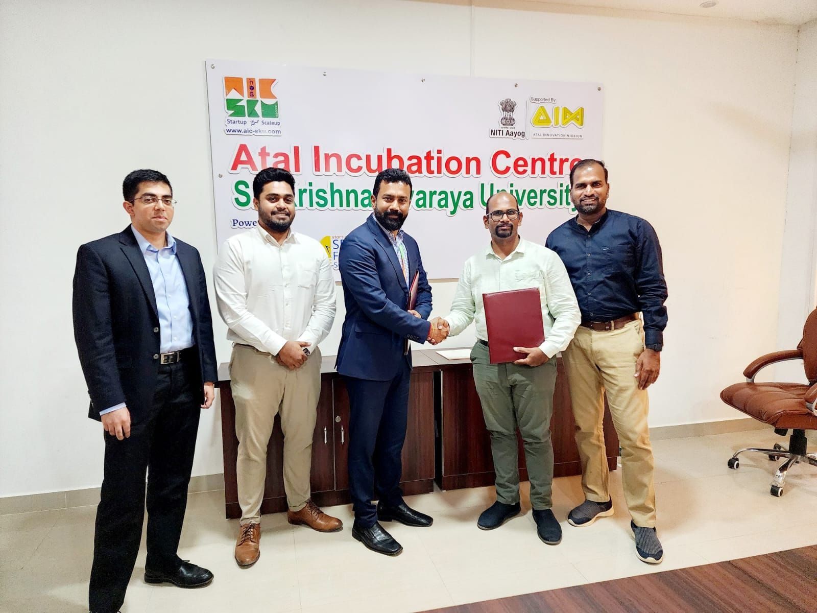 Ecosystem partnership — Simsy AI and AIC - Sri Krishnadevaraya University
