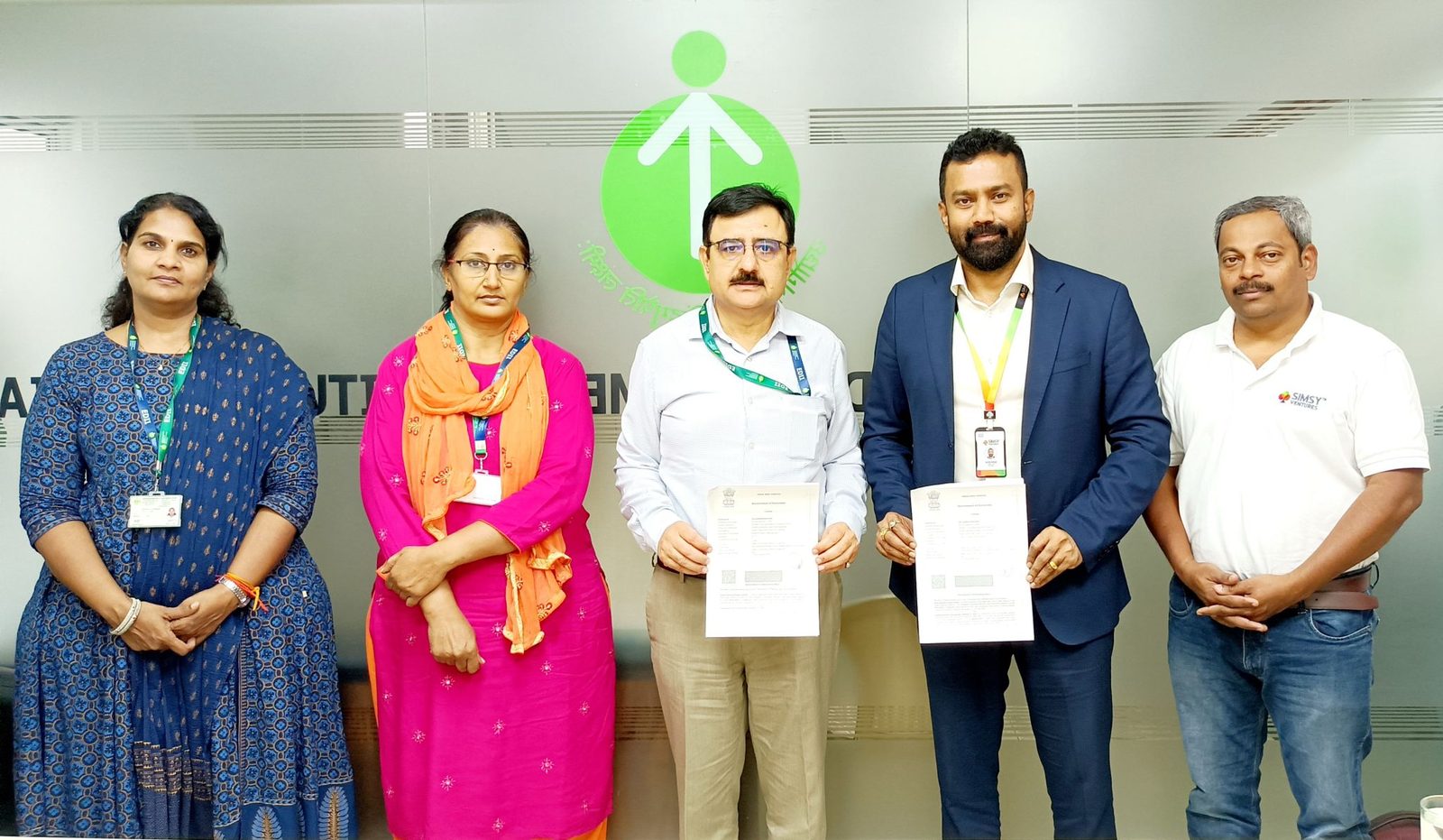 Ecosystem partnership — Simsy AI and Entrepreneurship Development Institute of India