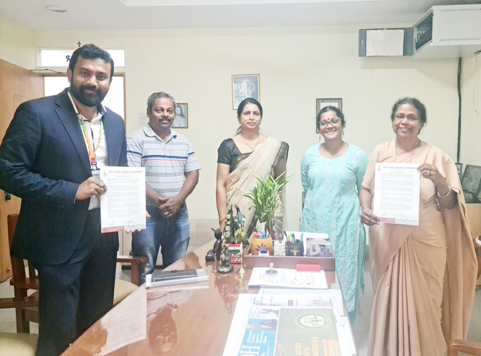Ecosystem partnership — Simsy AI and Jyoti Nivas College
