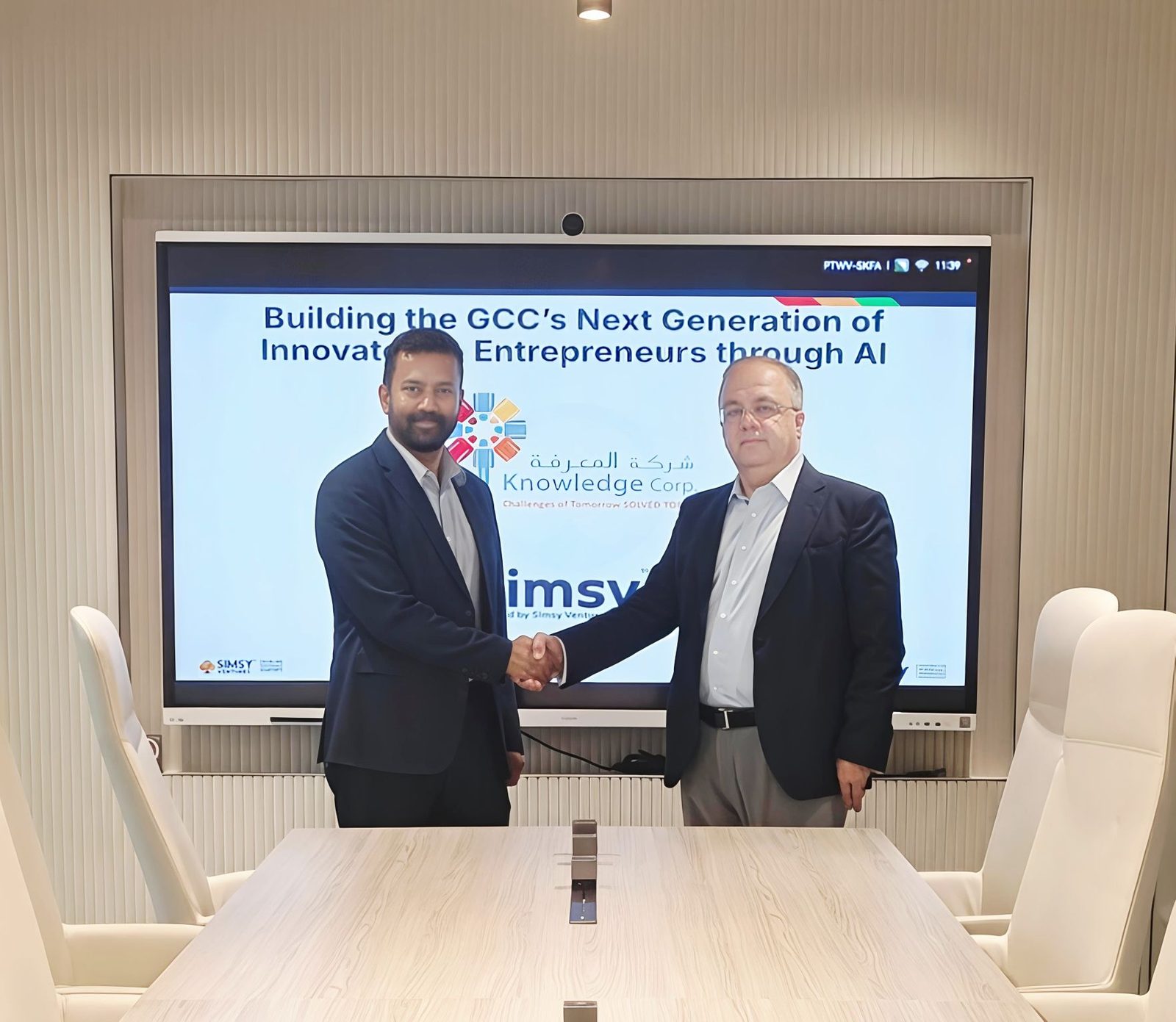 Ecosystem partnership — Simsy AI and Knowledge Corporation