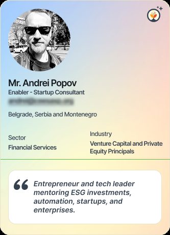 Mr Anderi Popov &mdash; Consultant on Simsy AI