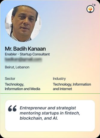 Mr Badih Kanaan &mdash; Consultant on Simsy AI