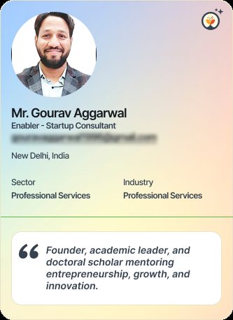 Mr Gourav Aggarwal &mdash; Consultant on Simsy AI