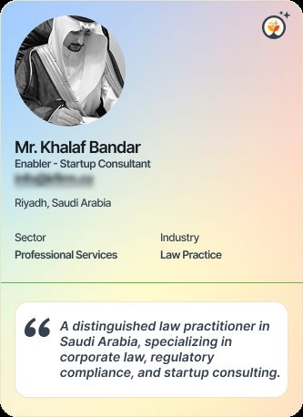 Mr Khalaf Bandar &mdash; Consultant on Simsy AI