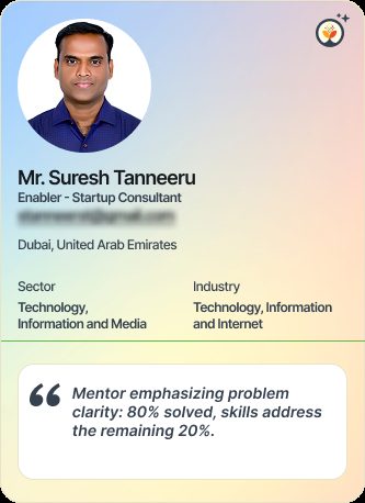 Mr Suresh Tanneeru &mdash; Consultant on Simsy AI