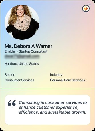 Ms Debora A Warner &mdash; Consultant on Simsy AI