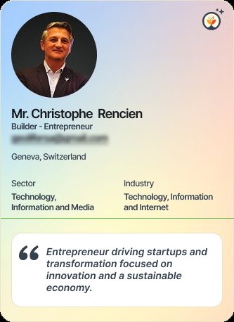 Mr Christophe Rencien &mdash; Entrepreneur on Simsy AI