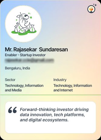 Rajasekar &mdash; Investor persona on Simsy AI