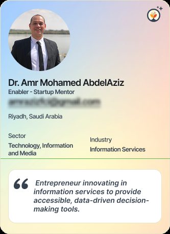 Dr Amr Mohamed Abdelaziz &mdash; Mentor on Simsy AI
