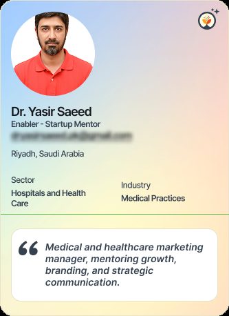 Dr Yasir Saeed &mdash; Mentor on Simsy AI