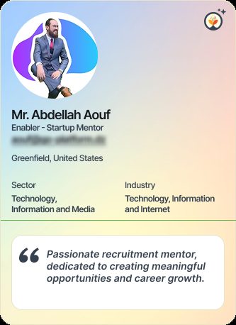 Mr Abdellah Aouf &mdash; Mentor on Simsy AI