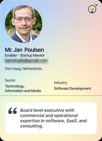Mr Jan Poulsen &mdash; Mentor on Simsy AI