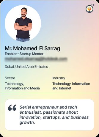 Mr Mohamed El Sarrag &mdash; Mentor on Simsy AI