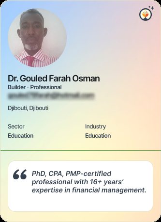 Dr Gouled Farah Osman &mdash; Professional on Simsy AI