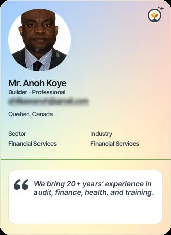 Mr Anoh Koye &mdash; Professional on Simsy AI