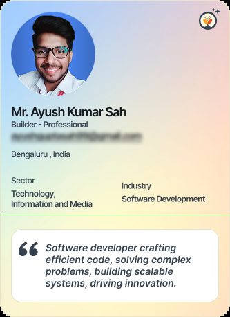 Mr Ayush Kumar Sha &mdash; Professional on Simsy AI