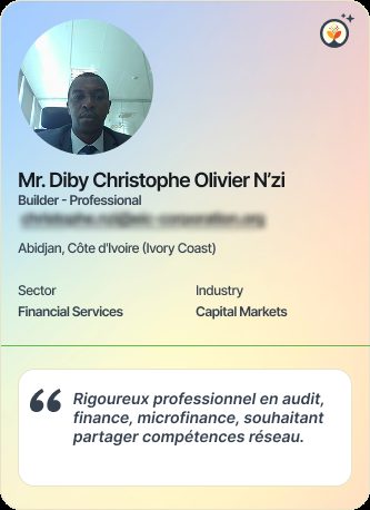 Mr Diby Christophe Olivier N Zi &mdash; Professional on Simsy AI