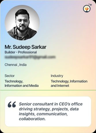 Mr Sudeep Sarkar &mdash; Professional on Simsy AI