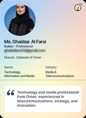 Ms Ghaidaa Al Farsi &mdash; Professional on Simsy AI