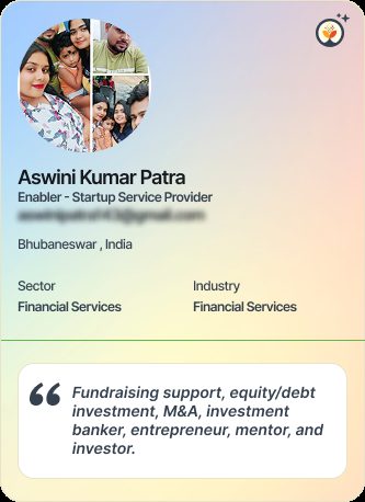 Aswini Kumar Patra &mdash; Service provider on Simsy AI