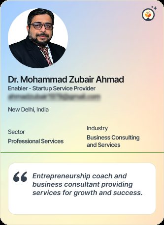 Dr Mohammad Zubair Ahmad &mdash; Service provider on Simsy AI