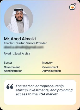 Mr Abed Almalki &mdash; Service provider on Simsy AI