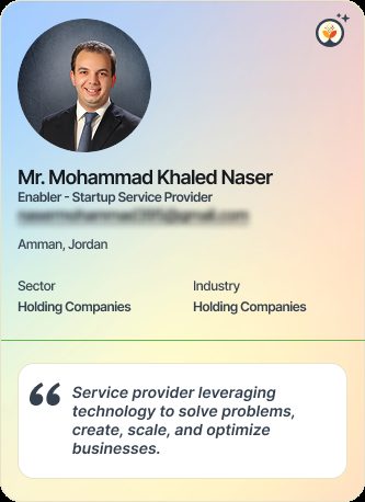 Mr Mohammad Khaled Naser &mdash; Service provider on Simsy AI