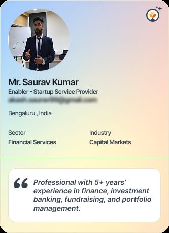 Mr Saurav Kumar &mdash; Service provider on Simsy AI