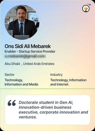 Ons Sidi Ali Mebarek &mdash; Service provider on Simsy AI