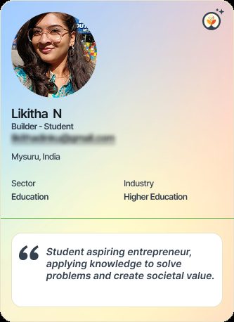 Likitha N &mdash; Student on Simsy AI