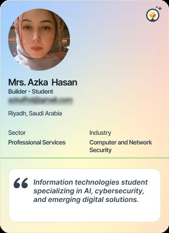Mrs Azka Hasan &mdash; Student on Simsy AI