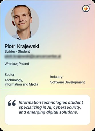 Piotr Krajewski &mdash; Student on Simsy AI